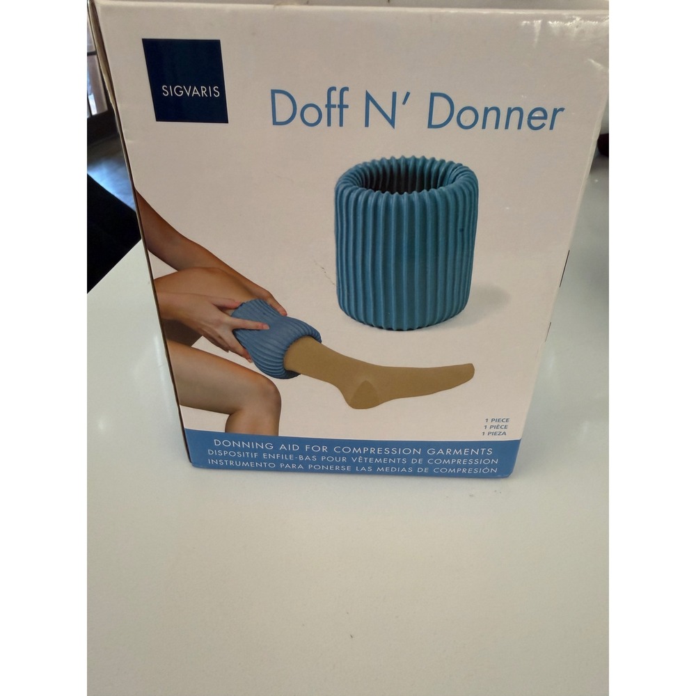 Sigvaris Doff N' Donner Compression Garment Donning Aid Blue Latex Free Tool